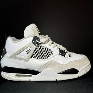 Size 11.5 - Nike Air Jordan 4 Retro Military Black Men's Shoes
